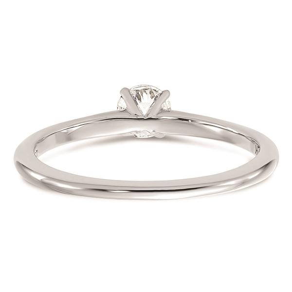 Pure Fire 14kt. White Gold Lab Grown Diamond Complete Ring