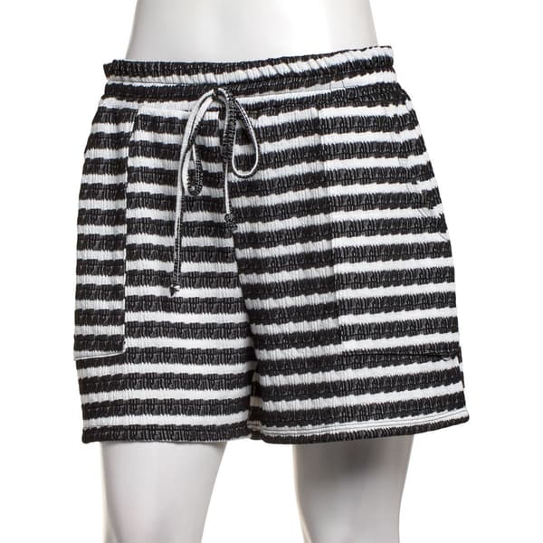 Womens Lexington Ave Stripe Porkchop Pocket Shorts