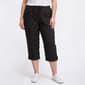 Plus Size Jordana Rose Rib Drawstring Waist Capris - image 1