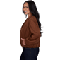 Womens Ruby Rd. English Countryside Faux Suede Bomber Jacket - image 4