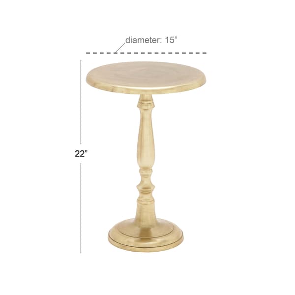 9th & Pike&#174; Aluminum Traditional Pedestal Table