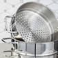 BergHOFF Helix 5pc. Stainless Steel Steamer Set w/ Glass Lids - image 5