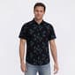 Mens Joe Marlin Mini Palm Trees Button Down Shirt - image 1