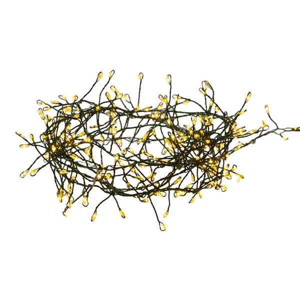 Kurt Adler 240-Light Twinkle Cool White LED Cluster Garland