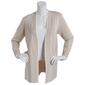 Womens 89th & Madison Long Sleeve Tipped Collar Cardigan - image 1