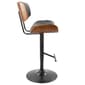 LumiSource Lombardi Mid-Century Modern Adjustable Bar Stool - image 2