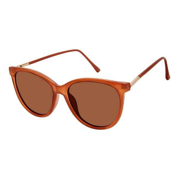 Womens Polarized Alysia Plastic Cat Eye Sunglasses