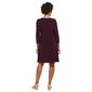 Petite MSK 3/4 Sleeve 3 Ring Solid Shift Dress - image 3
