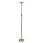 HomeRoots 71 Silver LED Torchiere Floor Lamp With White Glass C - image 1