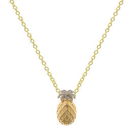 Accents by Gianni Argento Diamond Accent Pineapple Necklace