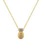 Accents by Gianni Argento Diamond Accent Pineapple Necklace - image 1