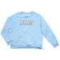 Girls (7-16) Jolie & Joy Floral Paris Fleece Lined Sweatshirt - image 1