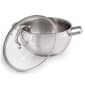 BergHOFF Belly Shape 18/10 Stainless Steel Stockpot w/ Glass Lid - image 2