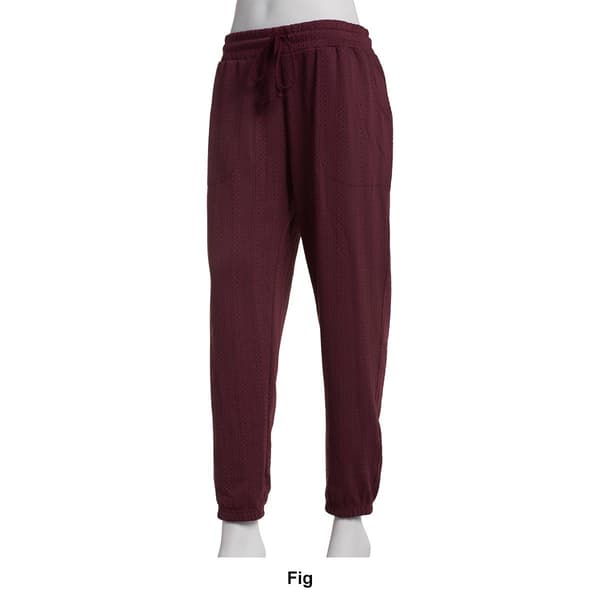 Womens Ebb & Flow Textured Cable Joggers with Pockets