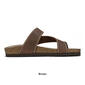 Womens White Mountain Carly Comfort Leather Footbed Sandals - image 2