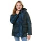 Girls (7-17) Kensie Girl Iridescent Faux Fur Hooded Puffer Coat - image 1