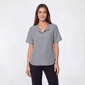 Petite Hasting & Smith Short Sleeve Stripe Linen Blouse - image 1