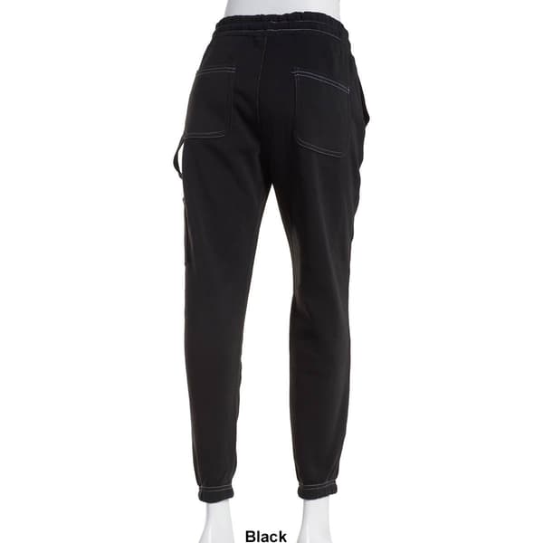 Juniors No Comment Fleece Carpenter Jogger w/Contrast Stitching
