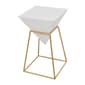 9th & Pike&#40;R&#41; Gold-Tone Metal Modern Accent Table - image 1