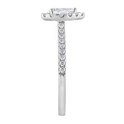 Nova Star® 14kt. White Gold 1ctw. Lab Grown Diamond Pear Ring