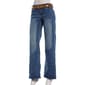 Juniors YMI® Britney Low Rise Wide Leg Jeans with Leather Belt - image 2