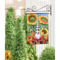 Evergreen Pumpkin Gnome Garden Suede Flag - image 2