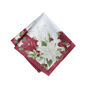 Threadmade Clarette Poinsettia Holiday Fabric Napkins - Set of 4 - image 2