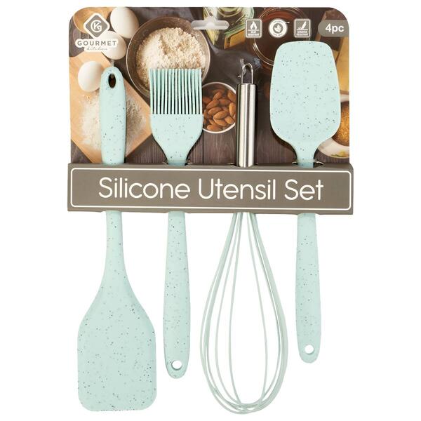 Speckled 4pc. Silicone Utensil Set - image 