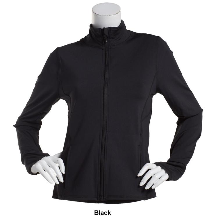 Womens Starting Point Mock Neck Yoga Jacket