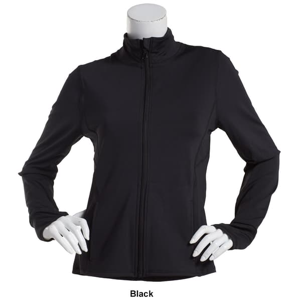 Womens Starting Point Mock Neck Yoga Jacket