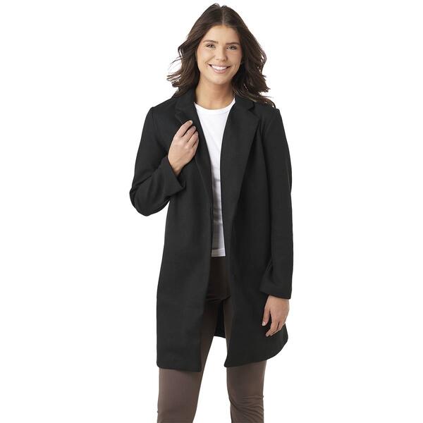 Juniors Love Tree Fleece Long Lined Coat - image 