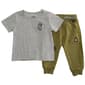 Baby Boy &#40;12-24M&#41; Volcom Skull Back Art Tee & Joggers Set - image 1