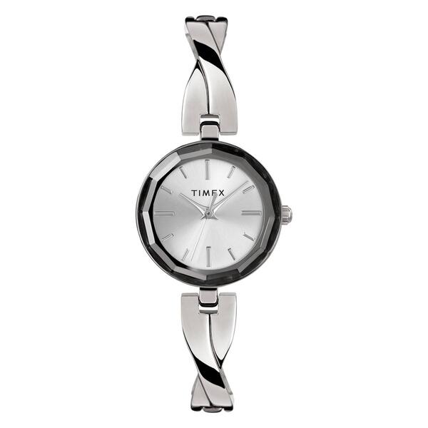Womens Timex&#40;R&#41; Silver-Tone Bracelet Watch - TW2T49400JI - image 