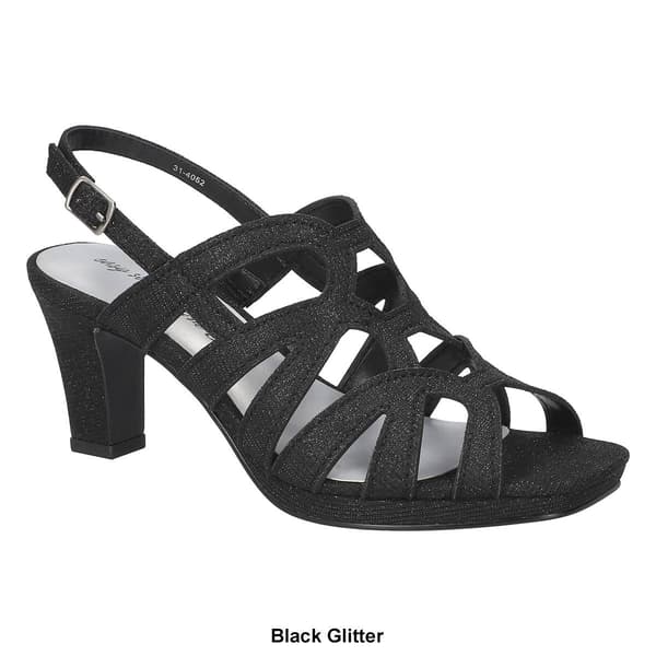 Womens Easy Street Jetty Slingback Heeled Platform Sandals