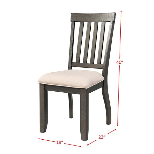 Elements Stone Stone Side Chair Set