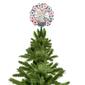 Northlight Seasonal Silver Tinsel Wreath with Angel Tree Topper - image 4