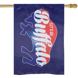 Northlight Seasonal "Let''s Go Buffalo" House Flag