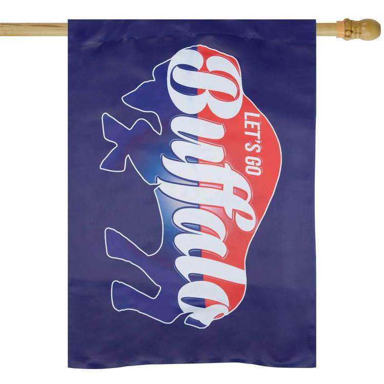 Northlight Seasonal "Let''s Go Buffalo" House Flag