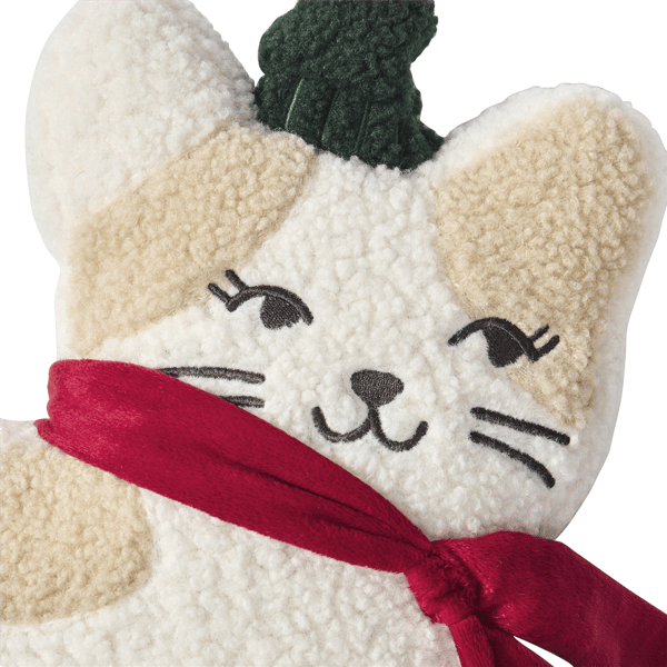 Hallmark Holiday Cat Shaped Decorative Pillow - 16 x 12
