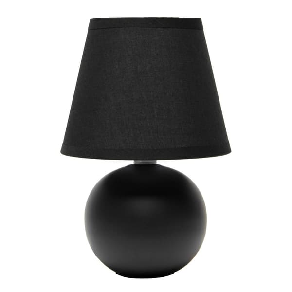 Creekwood Home Nauru 8.6in. Ceramic Orb Base Table Lamp