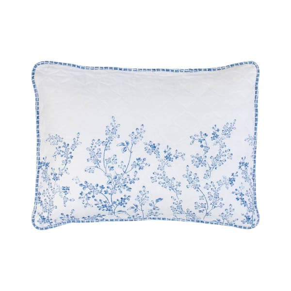 Laura Ashley&#174; Flora 136 Thread Count Reversible Quilt Set