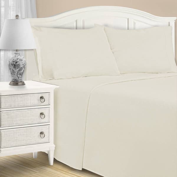 Superior 4pc. 1200 Thread Count Solid Deep Pocket Bed Sheet Set