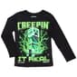 Boys (8-20) Minecraft Creeping it Real Long Sleeve Tee - image 1
