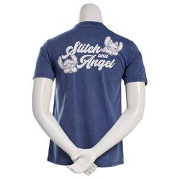 Juniors C-Life Mineral Wash Stitch & Angel Varsity Tee