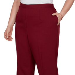 Plus Size Alfred Dunner Union Square Pull On Pants - Short Length