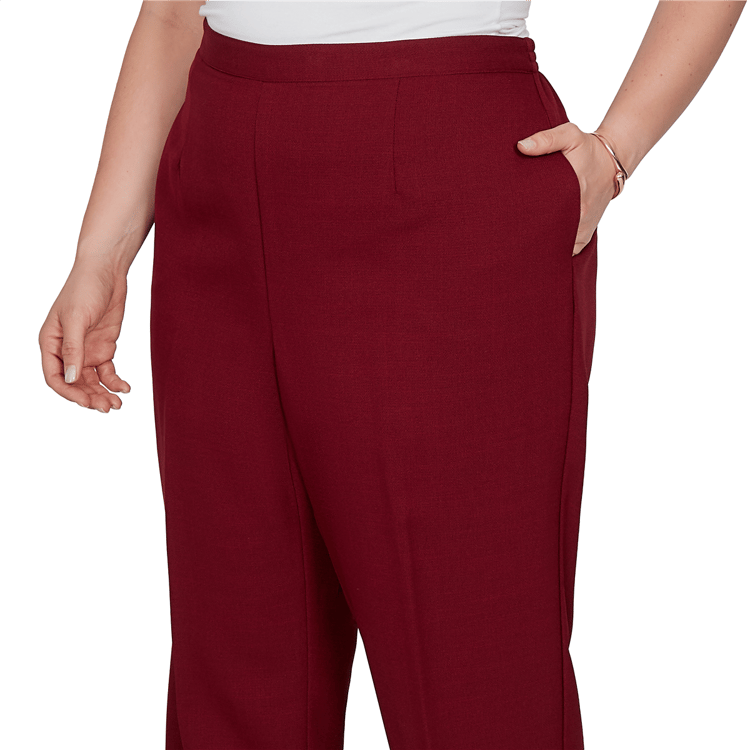 Plus Size Alfred Dunner Union Square Pull On Pants - Short Length