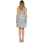 Womens beachlunchlounge Smock Bodice Floral Lemon A-Line Dress - image 2