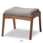 Baxton Studio Roxy Upholstered Ottoman - image 7