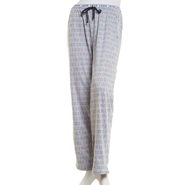 Plus Size IZOD&#40;R&#41; Logo Print Waist Pajama Pants - image 