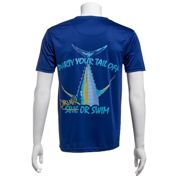 Mens Joe Marlin Sailfish Short Sleeve Tee